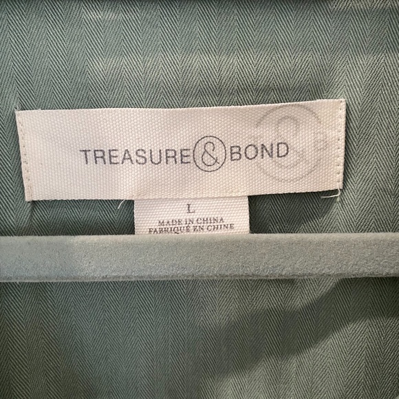 SOLD Treasure & Bond Military Shirt (L) - Picture 4 of 4